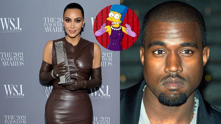 Kanye West comparó el atuendo de Kim Kardashian con Marge Simpson