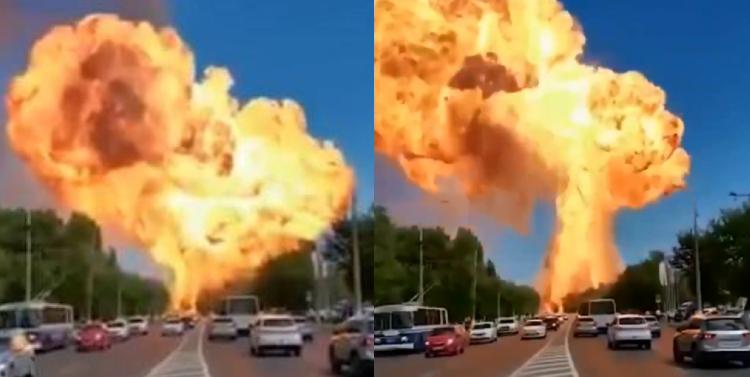 Se registra otra enorme explosión, ahora en Rusia (VIDEO)