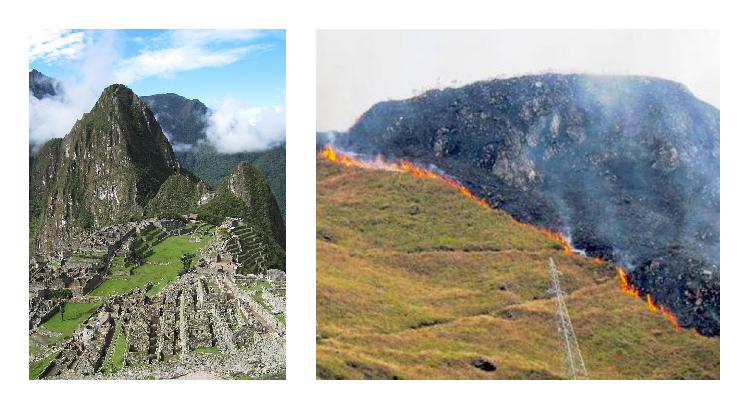 Se incendia Machu Picchu (VIDEO)